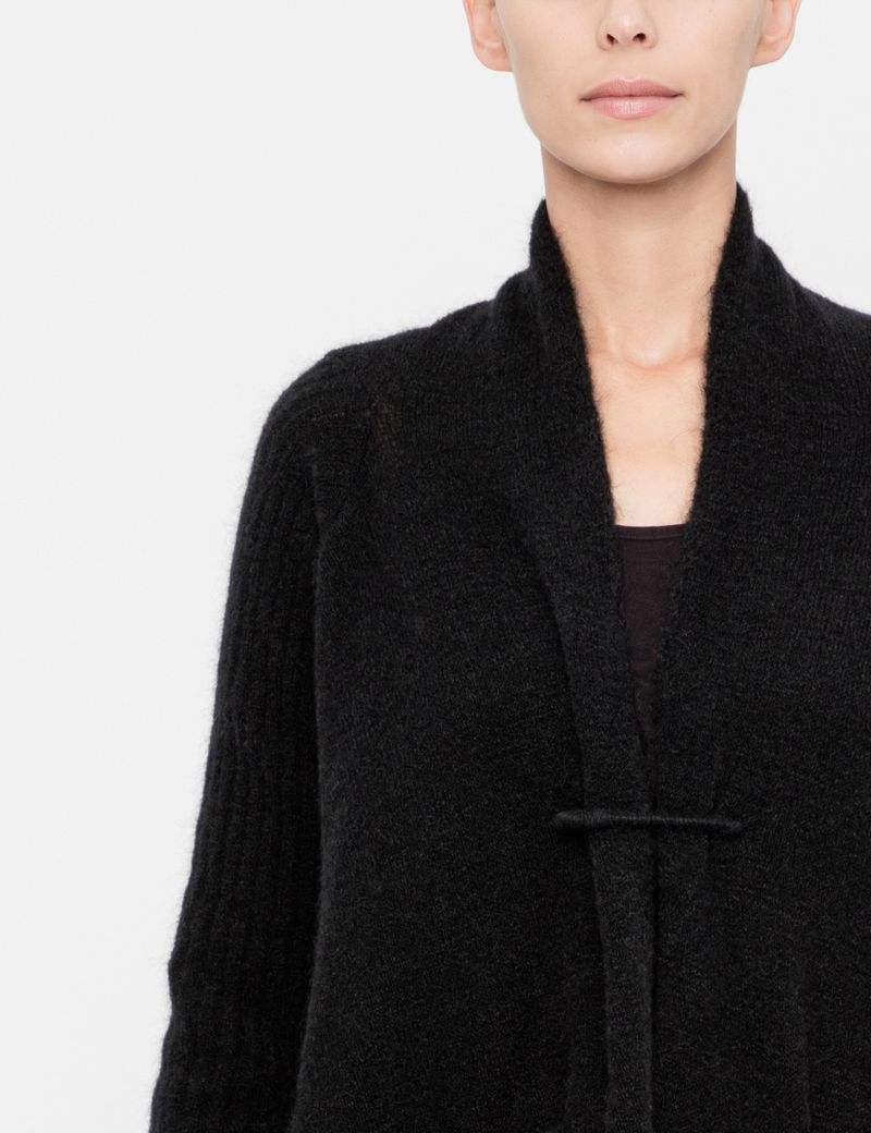 Sarah Pacini Cardigan asymétrique