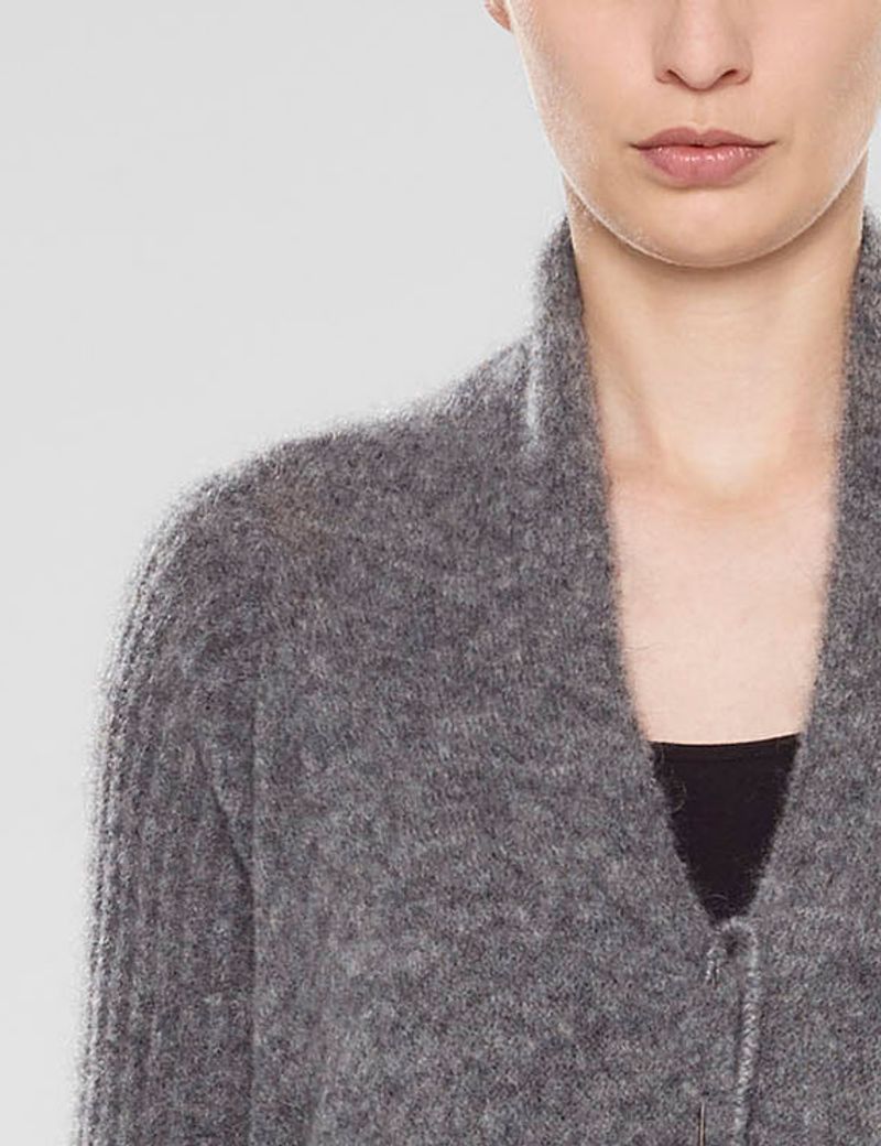 Sarah Pacini Cardigan asymétrique