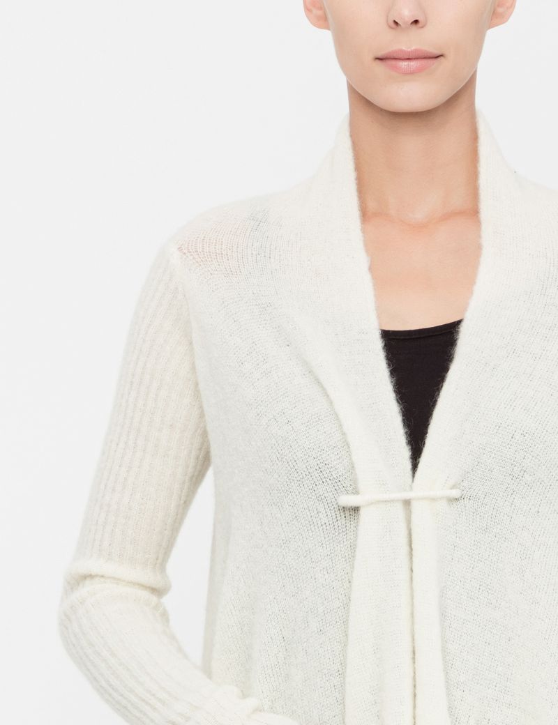 Sarah Pacini Cardigan asymétrique
