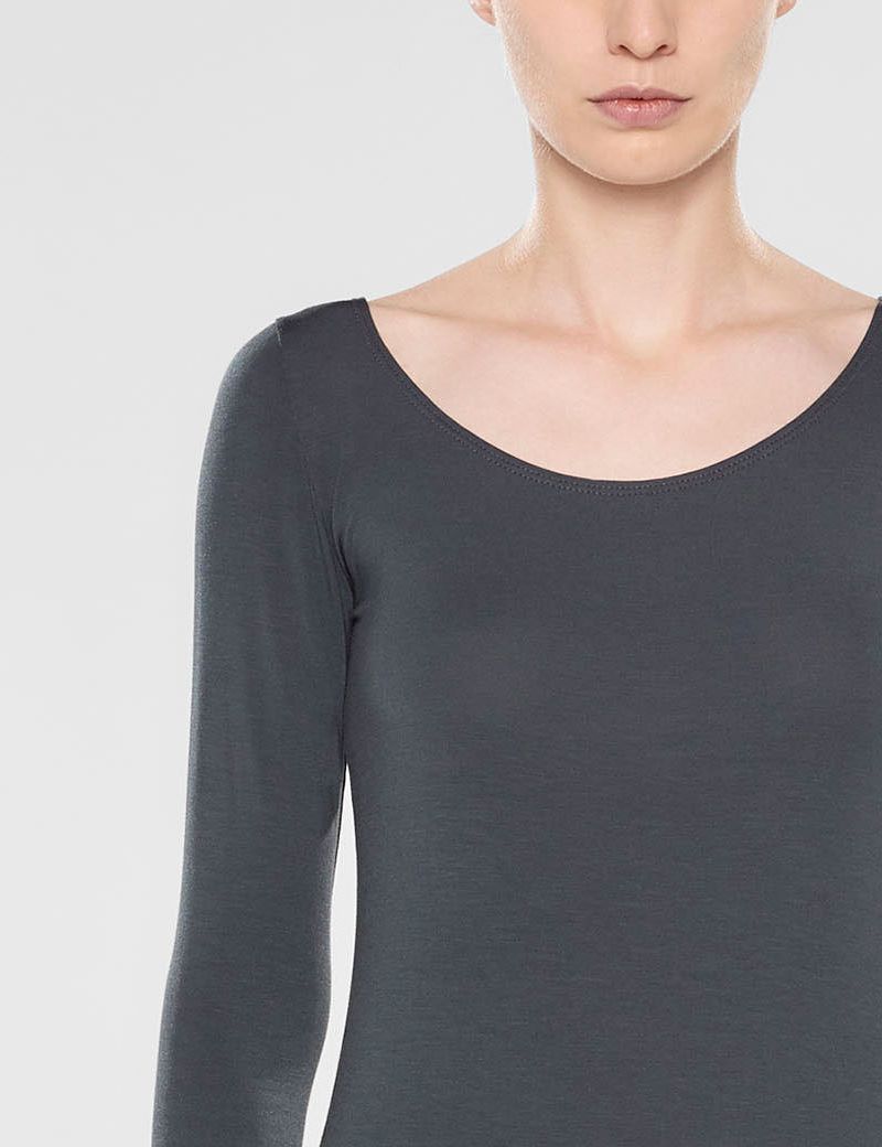 Sarah Pacini Zoë - long sleeve scoop neck t-shirt