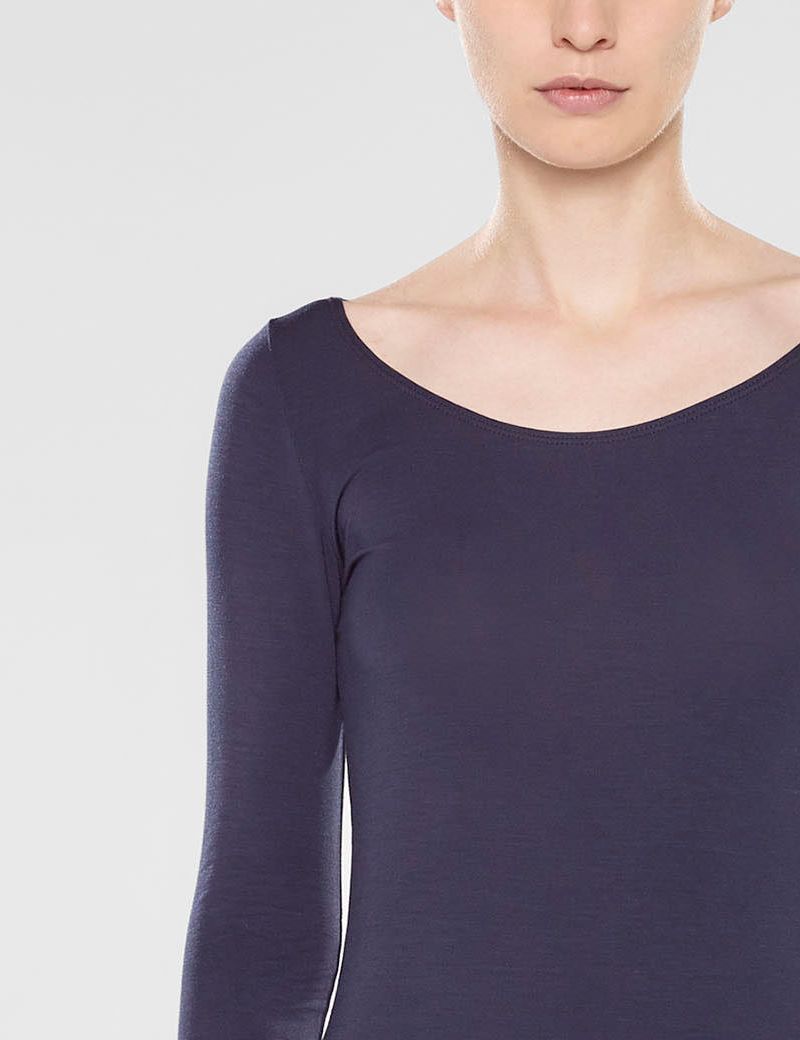 Sarah Pacini Zoë - long sleeve scoop neck t-shirt