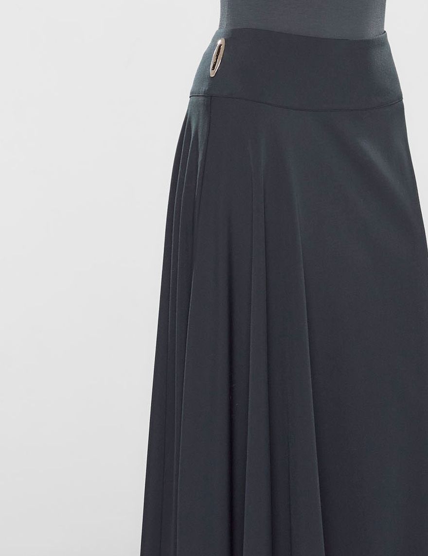 Sarah Pacini Long asymmetrical skirt