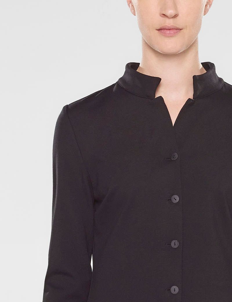 Sarah Pacini Kurze jacke mit mao-kragen