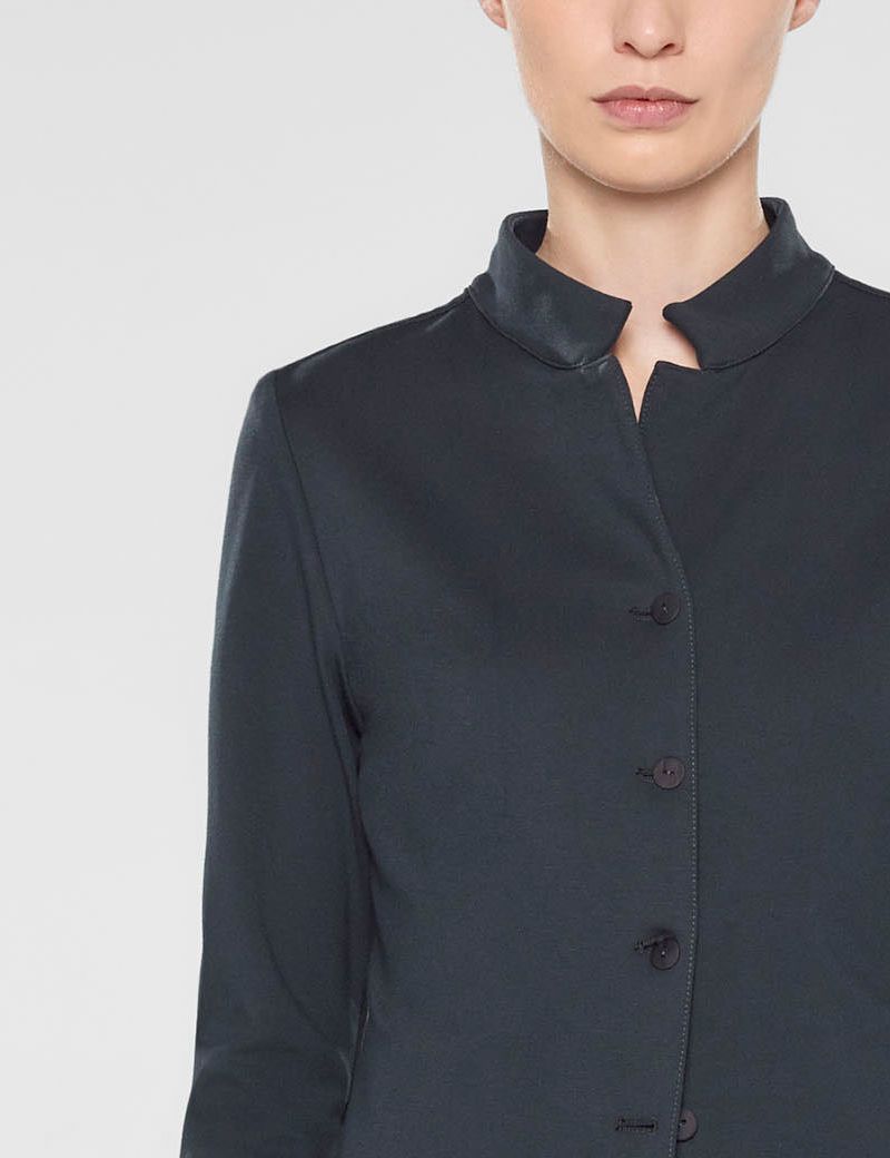 Sarah Pacini Kurze jacke mit mao-kragen