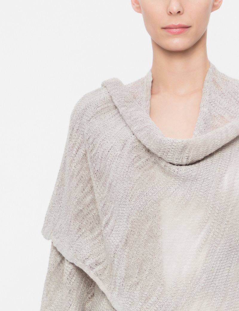 Sarah Pacini PONCHO EN LIN