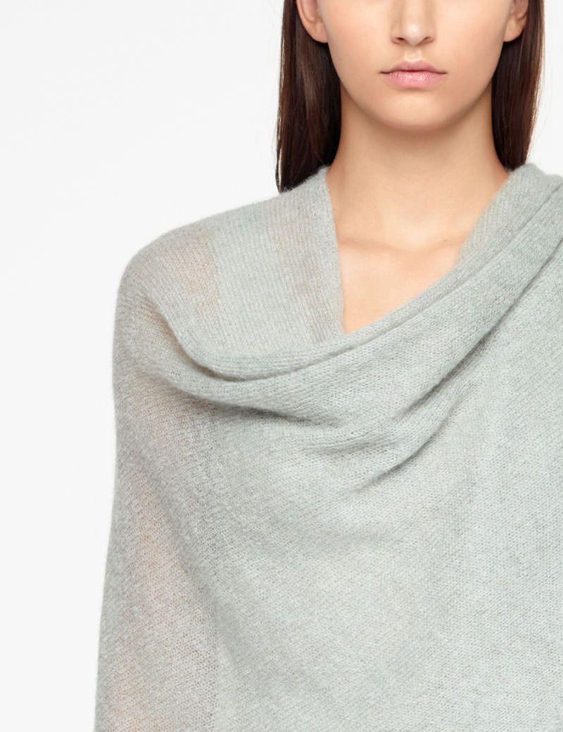 Sarah Pacini PONCHO EN MOHAIR
