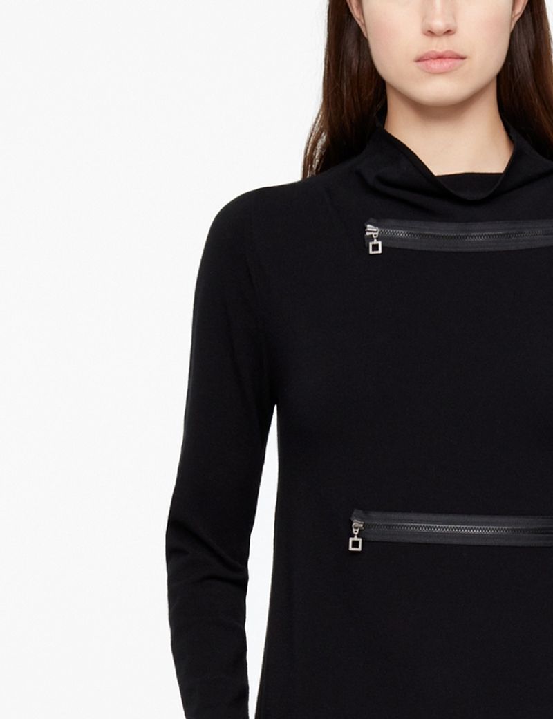 Sarah Pacini DRESS - ZIP DETAILS