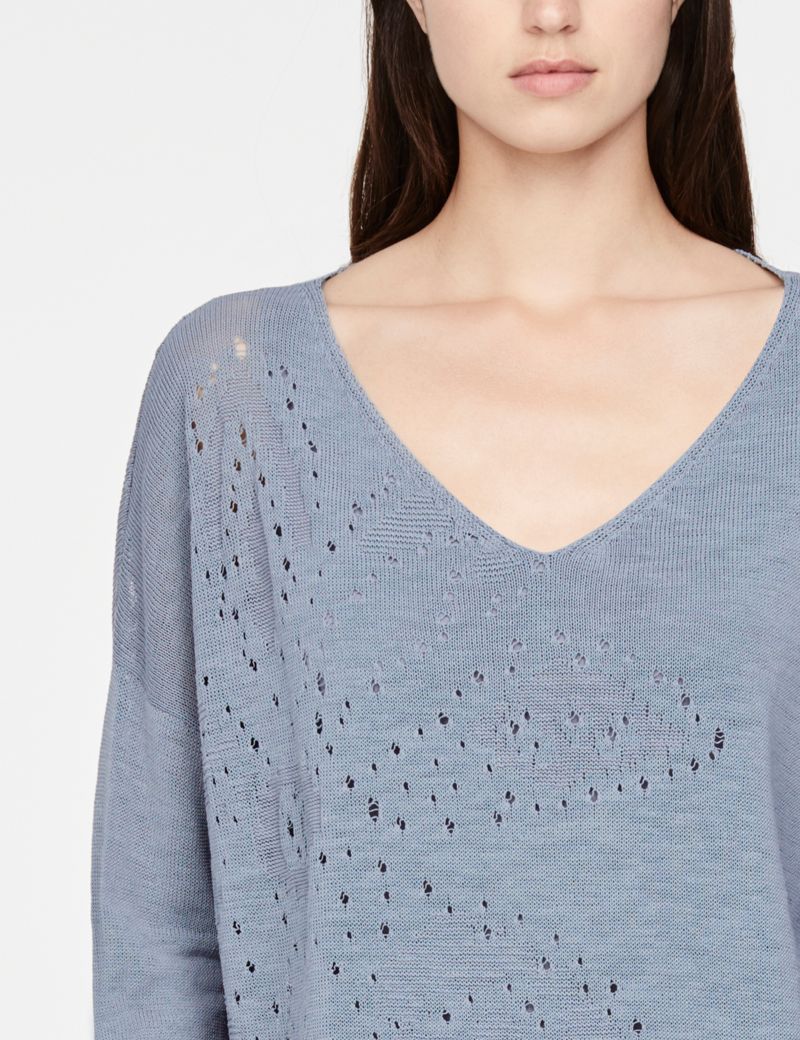 Sarah Pacini Linen sweater - V-neck