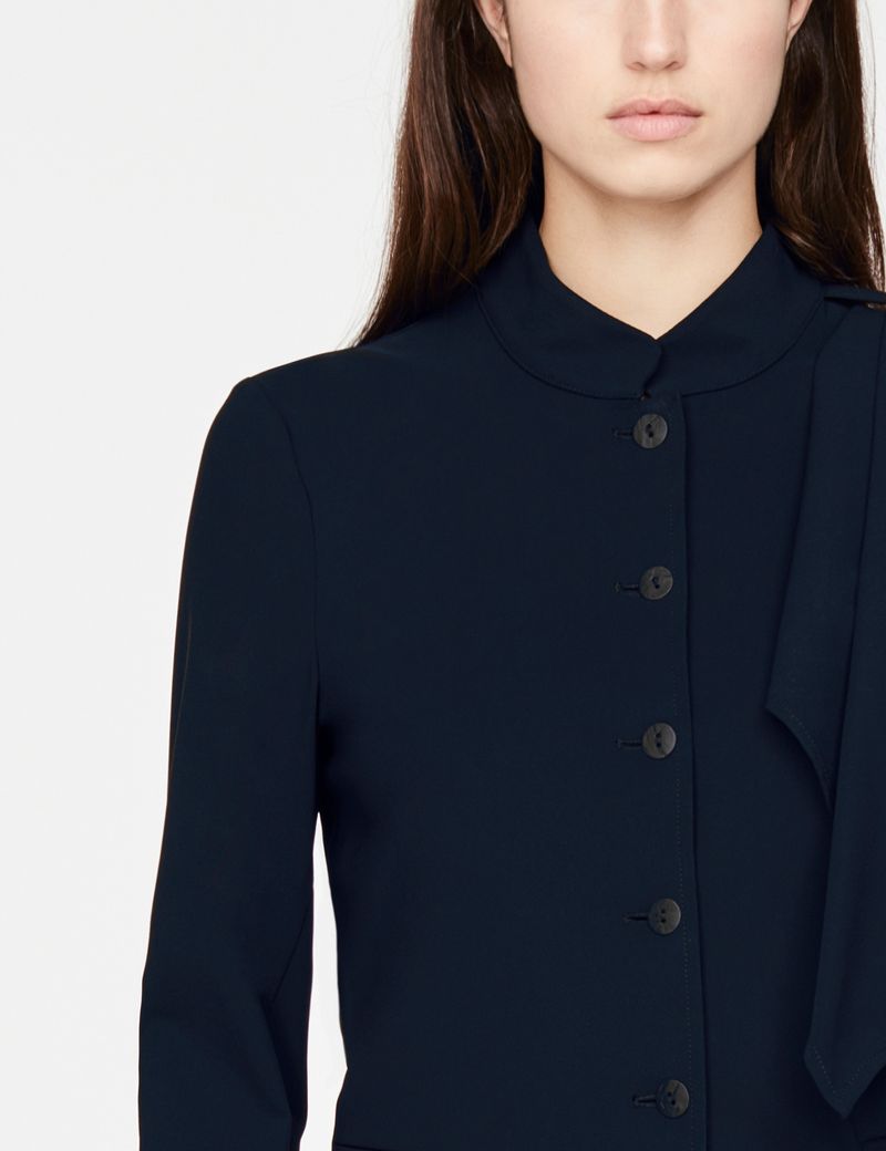 Sarah Pacini Light jacket - mandarin collar