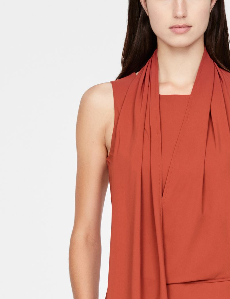 Sarah Pacini Maxi dress - scarf