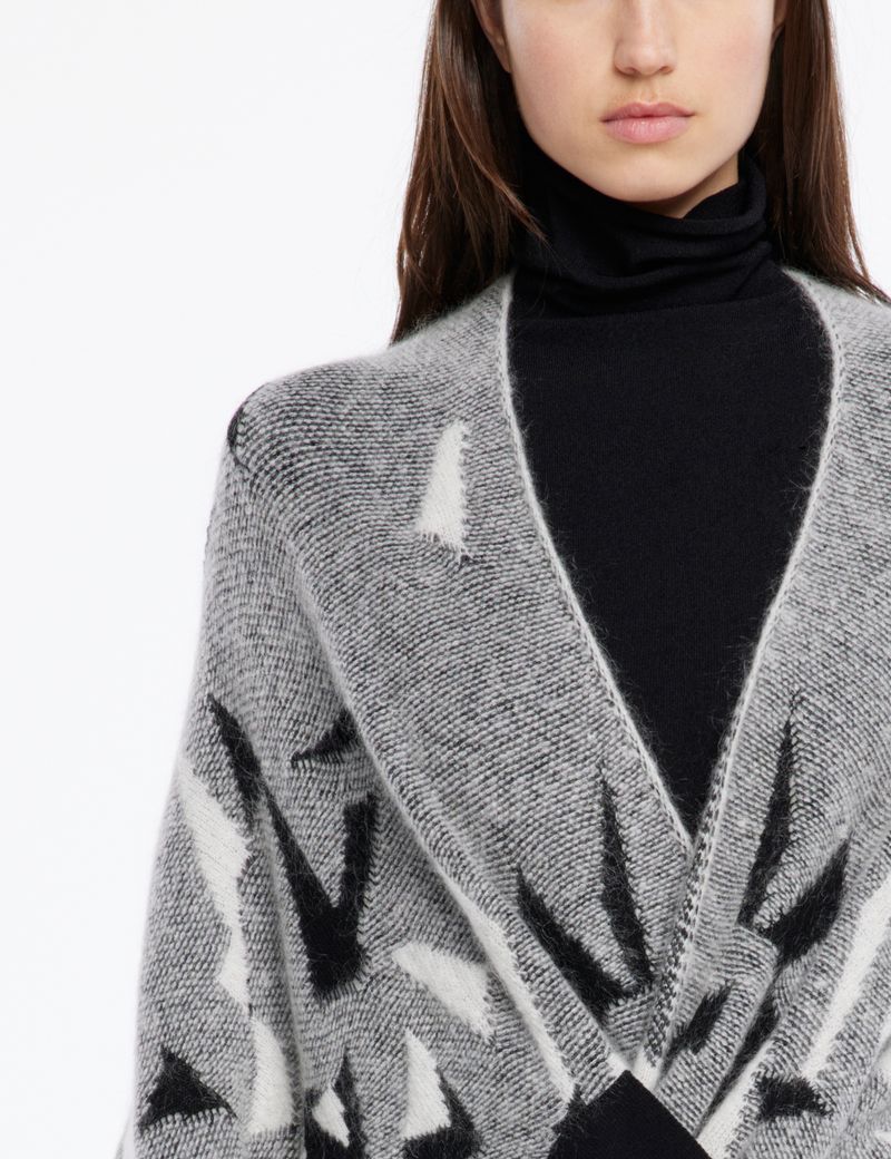 Sarah Pacini Poncho - jacquard