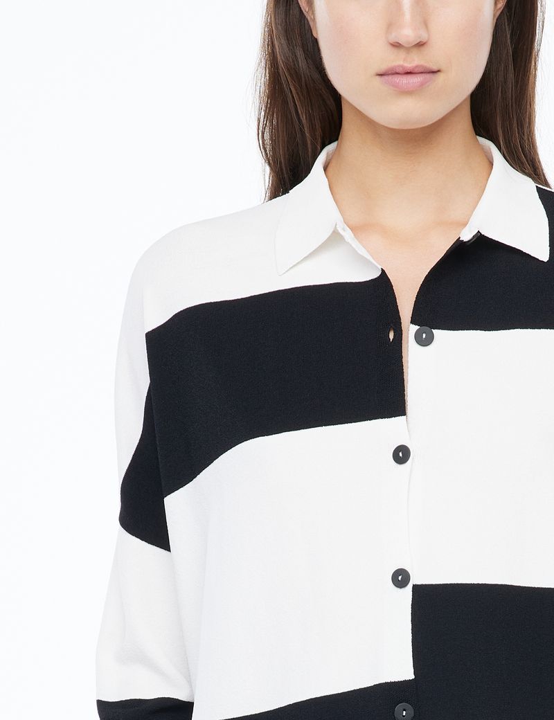 Sarah Pacini Graphic shirt - polo collar