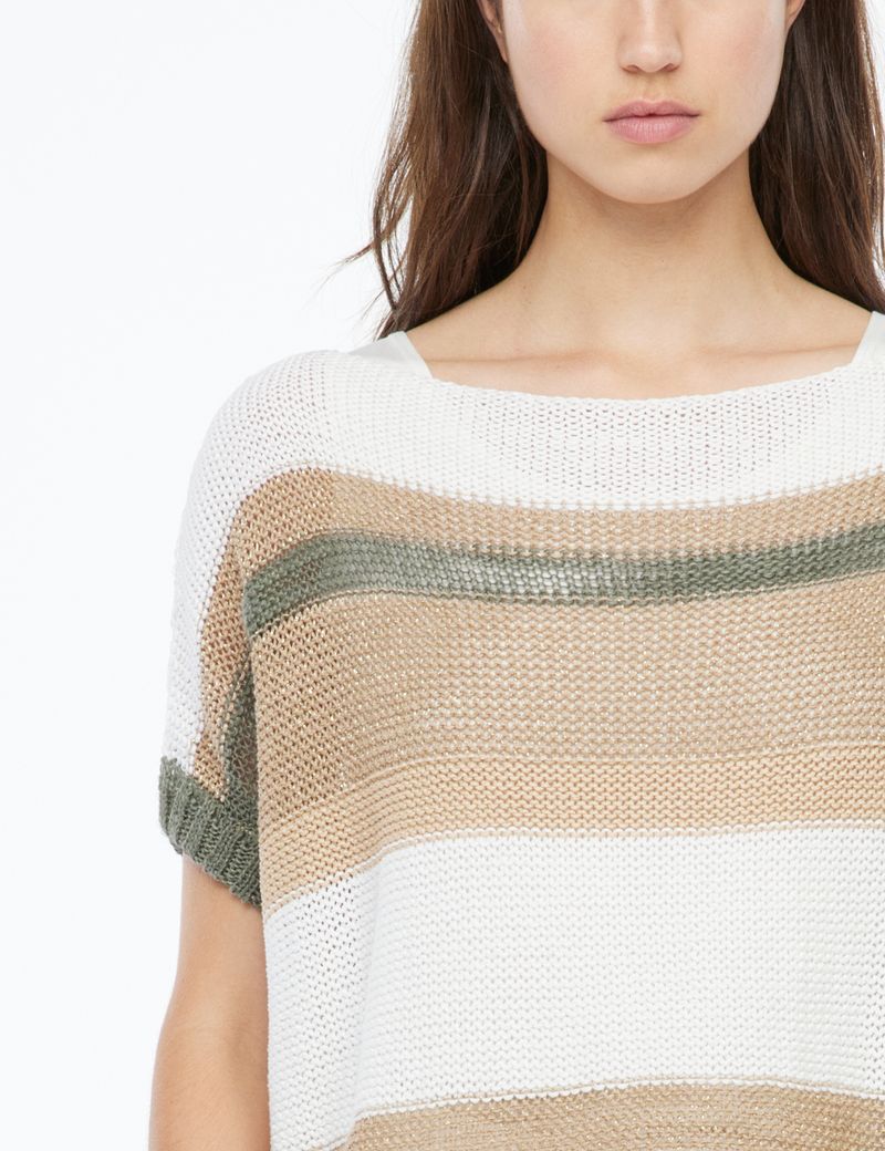 Sarah Pacini Patchwork sweater