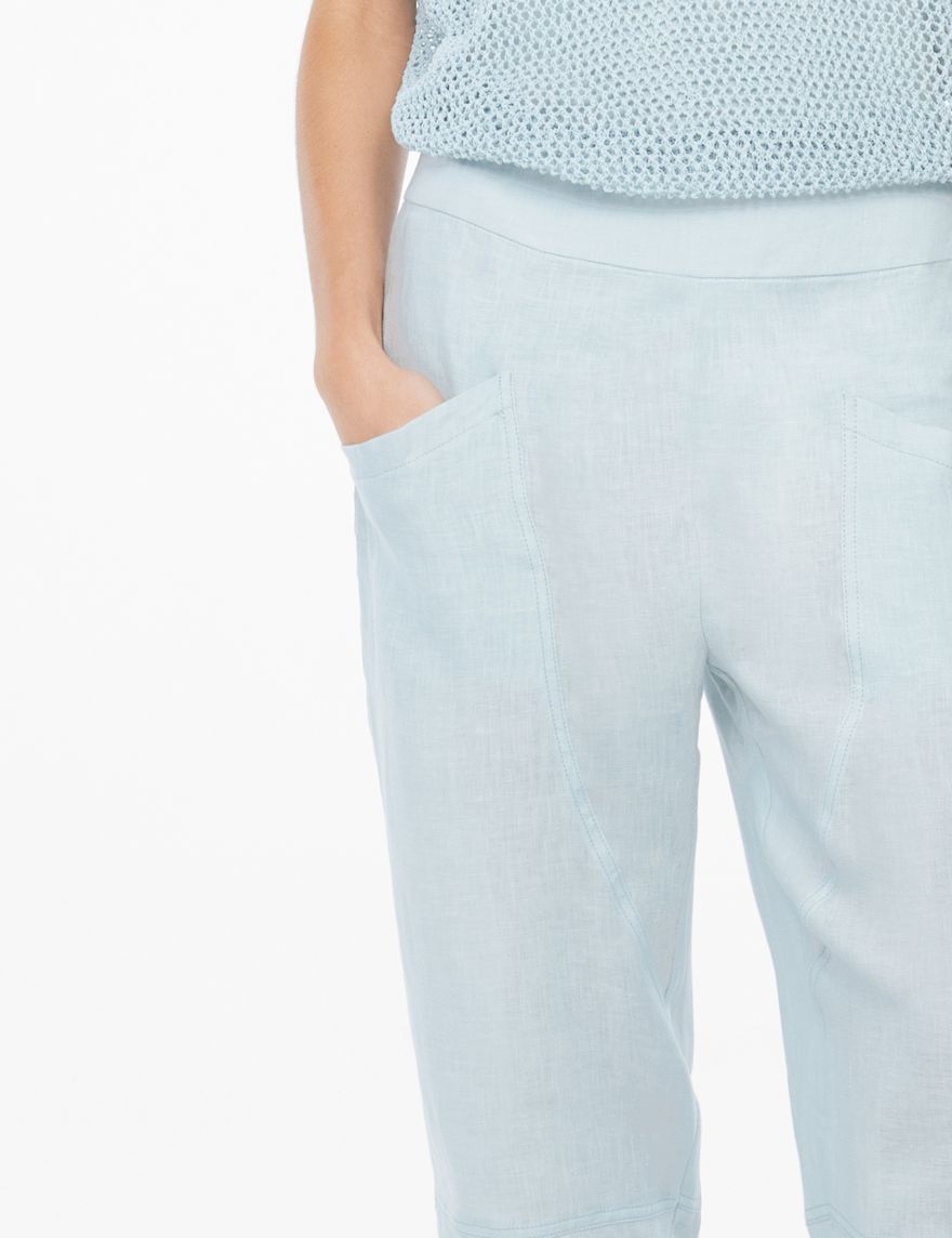Sarah Pacini Pantalon en lin - poches