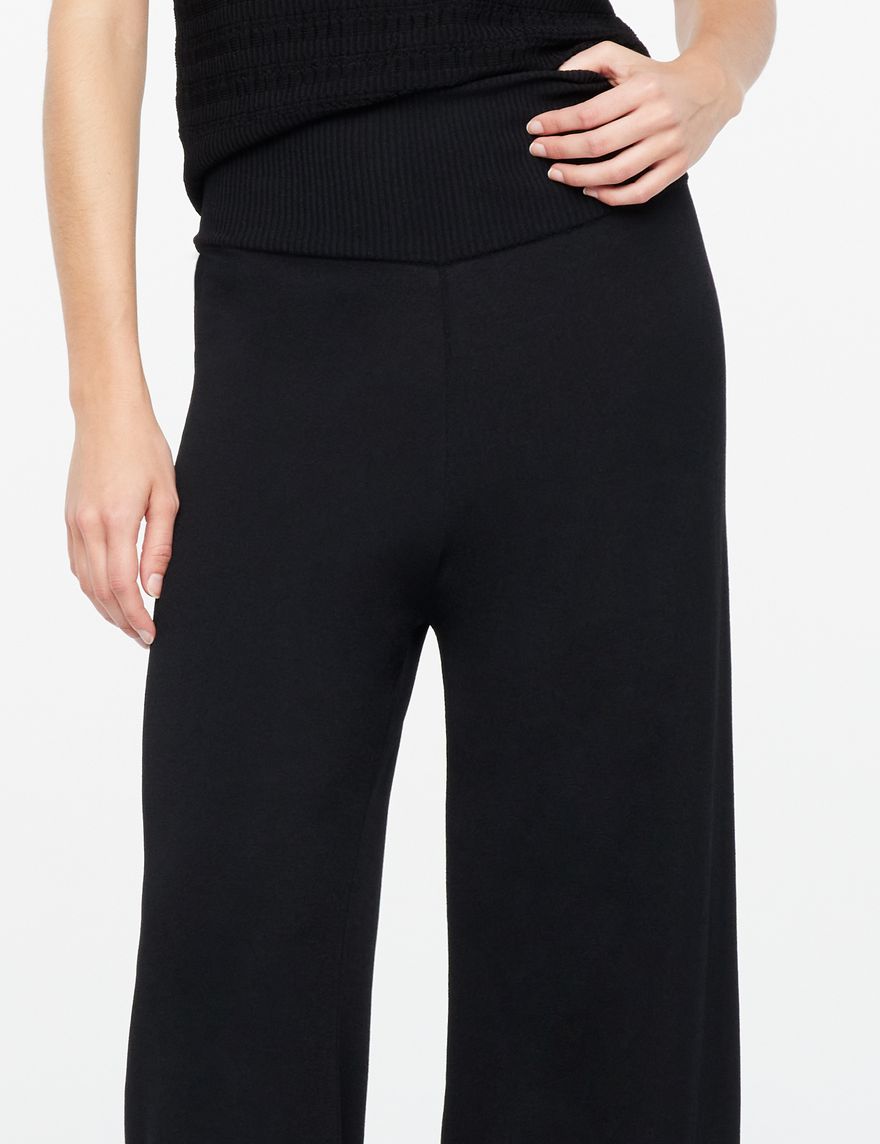 Sarah Pacini Pantalon en maille - taille haute