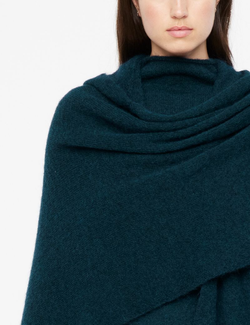 Sarah Pacini Poncho - capuche