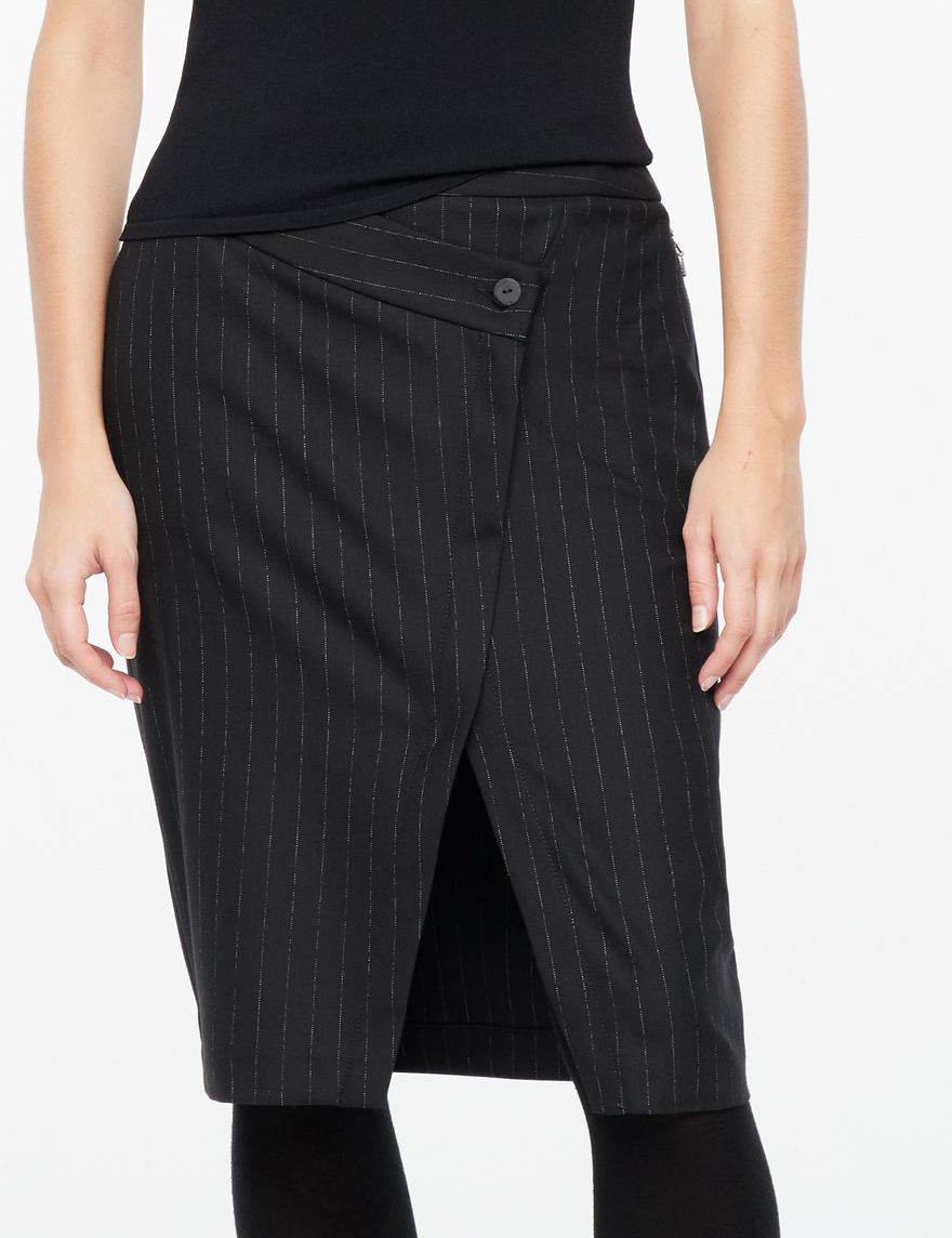 Sarah Pacini Jupe crayon en gabardine