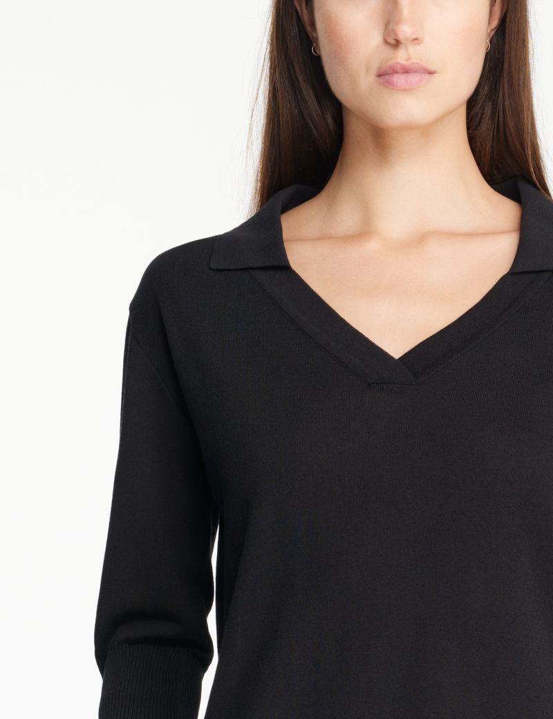 Sarah Pacini Mako cotton sweater - V-neck