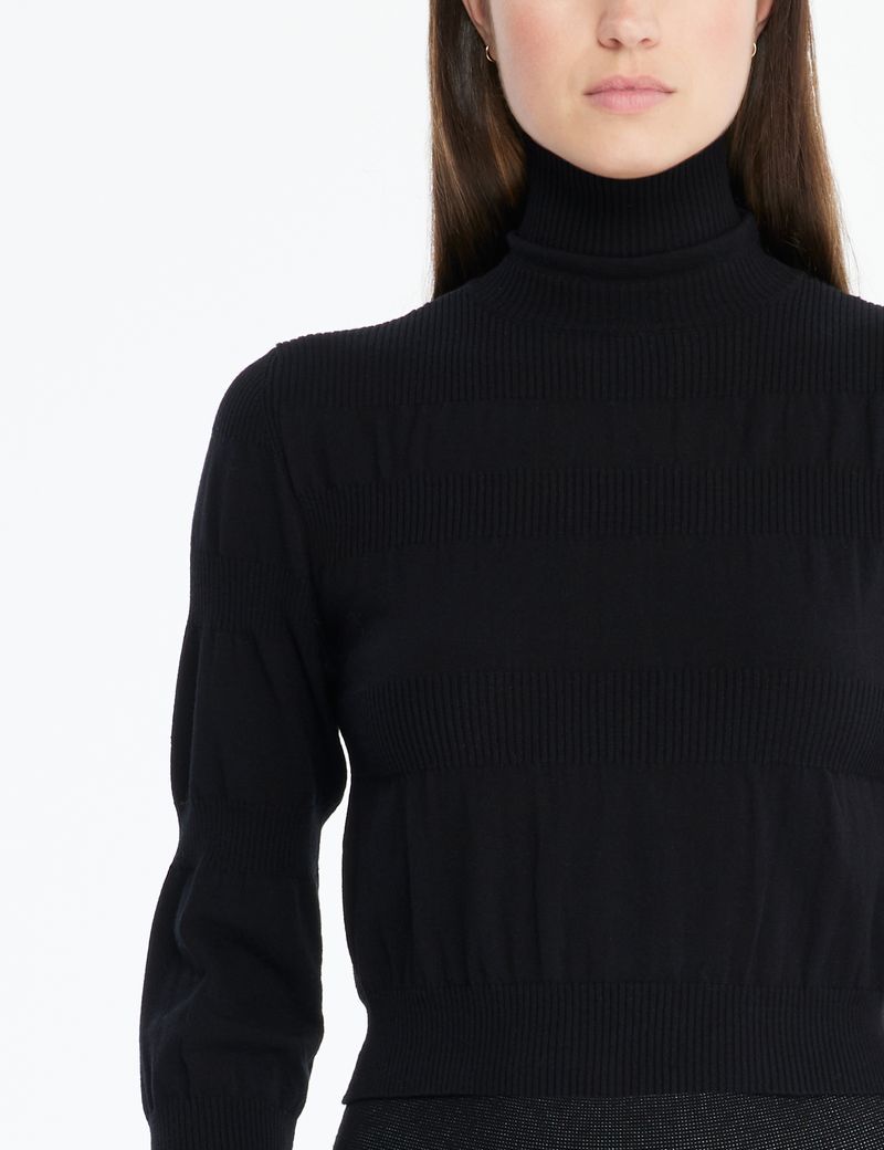 Sarah Pacini Sweater - rippled ribbing
