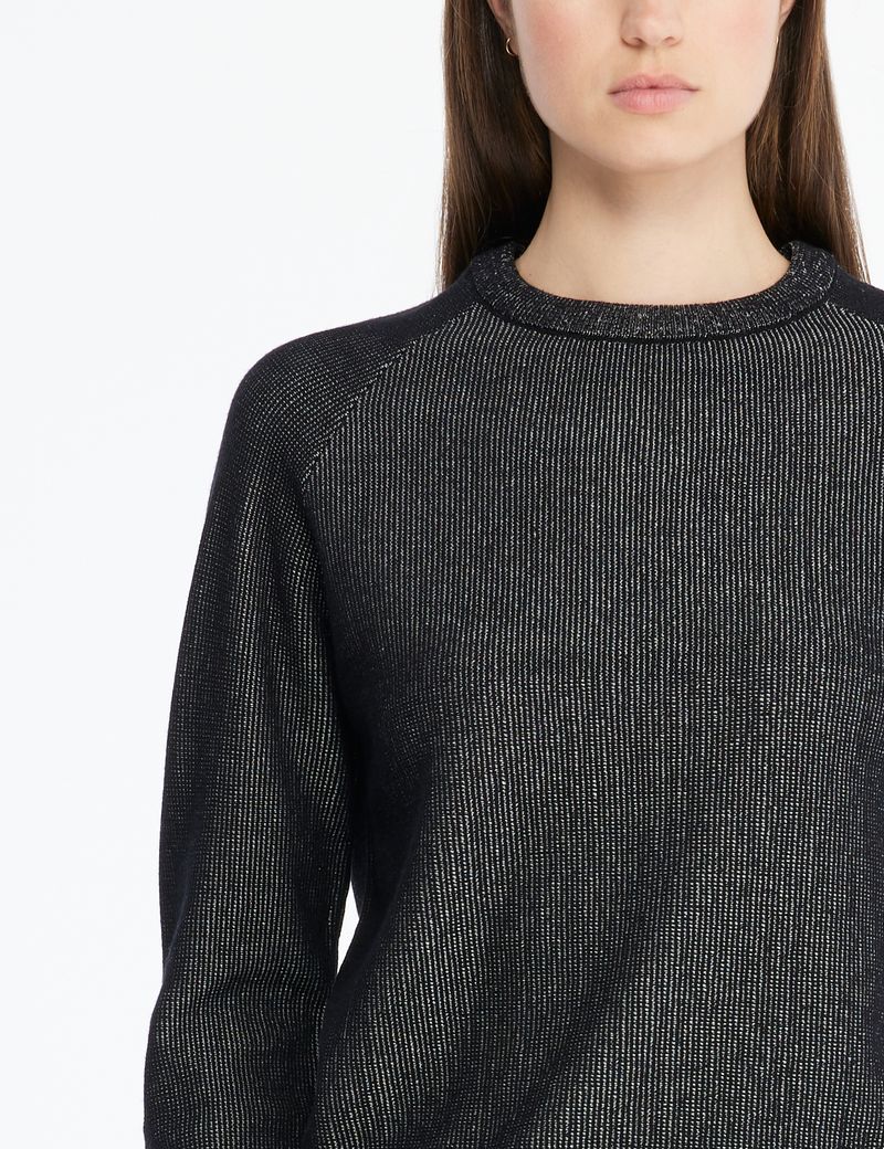 Sarah Pacini GenderCOOL Sweater - iridescent ribbing