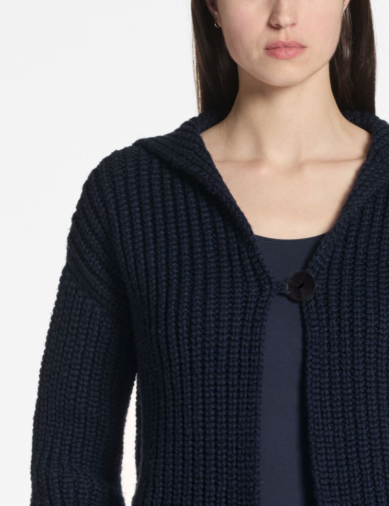 Sarah Pacini Cropped cardigan – rib expressions