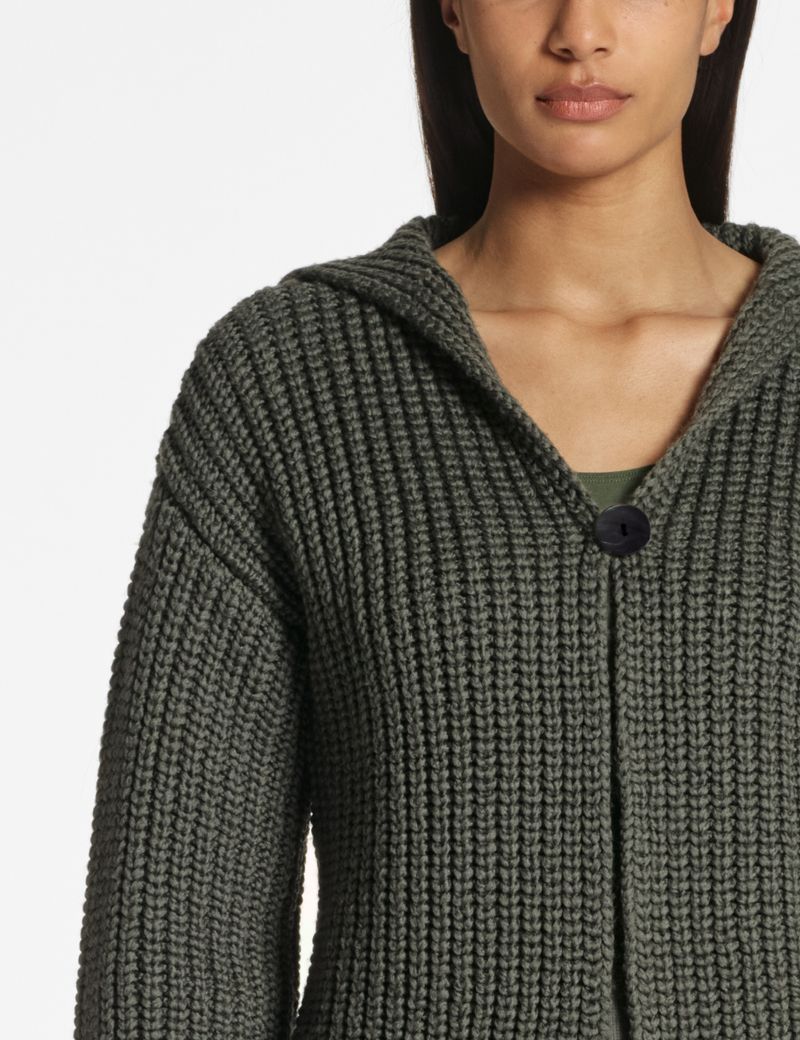 Sarah Pacini Cropped cardigan – rib expressions
