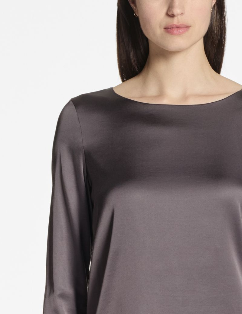 Sarah Pacini Satin-Oberteil
