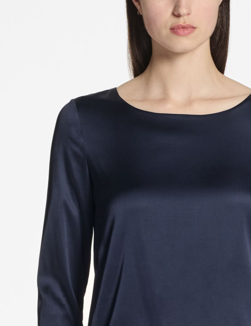 Sarah Pacini Satin-Oberteil