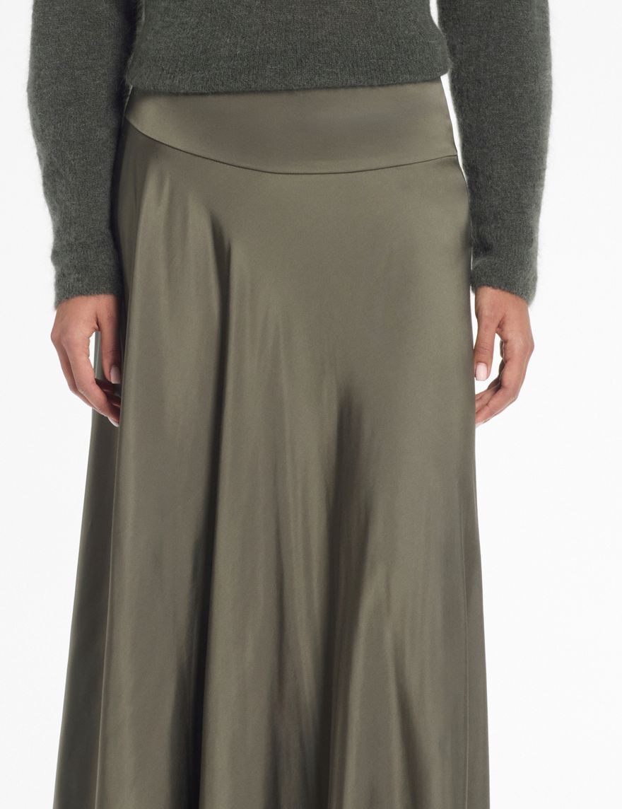 Sarah Pacini Satin skirt – maxi