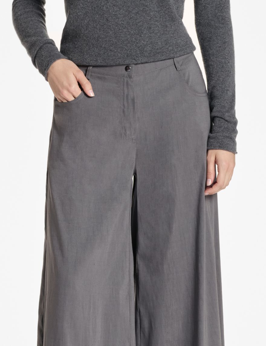 Sarah Pacini Hose aus Stretch-Leinen – ausgestellt