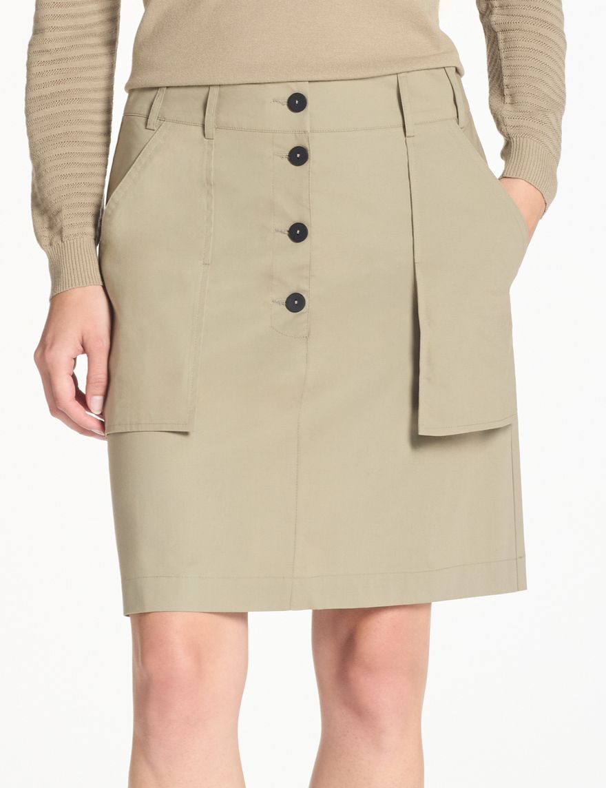 Sarah Pacini Knee-length skirt – urban safari