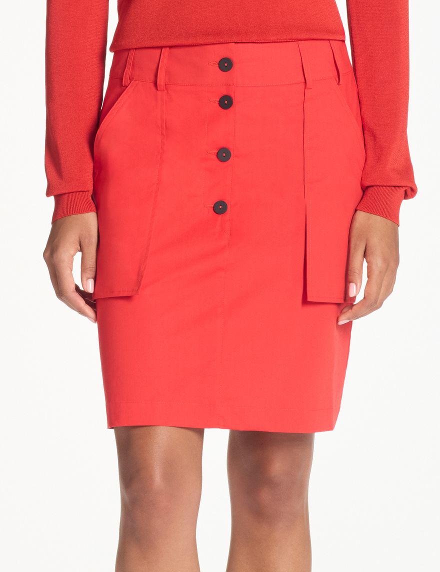 Sarah Pacini Knee-length skirt – urban safari