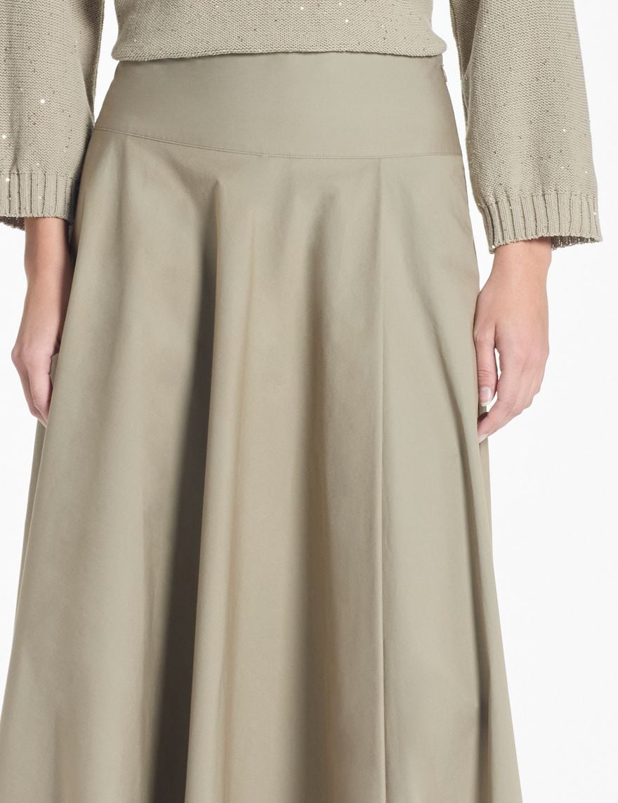 Sarah Pacini Maxi skirt – urban safari