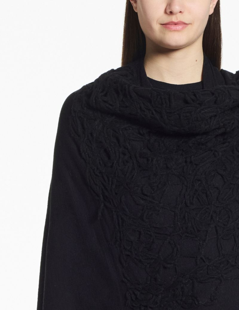 Sarah Pacini Poncho brodé – nouvelles vibrations