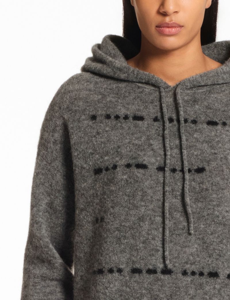Sarah Pacini Gender Neutral sweater – Morse code