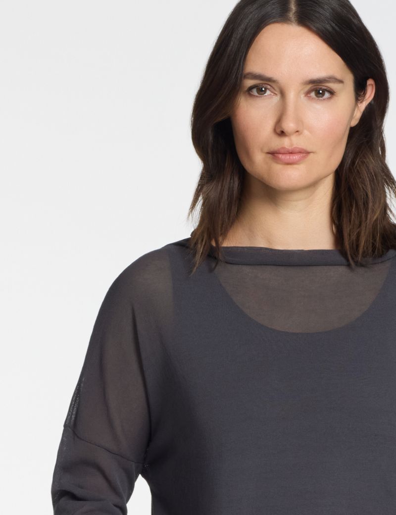 Sarah Pacini Cropped sweater – Mako cotton
