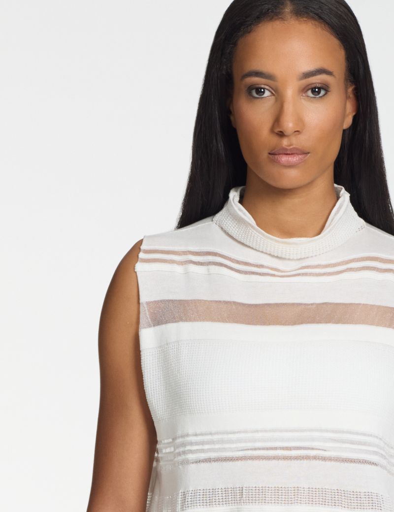 Sarah Pacini Sleeveless sweater – openwork
