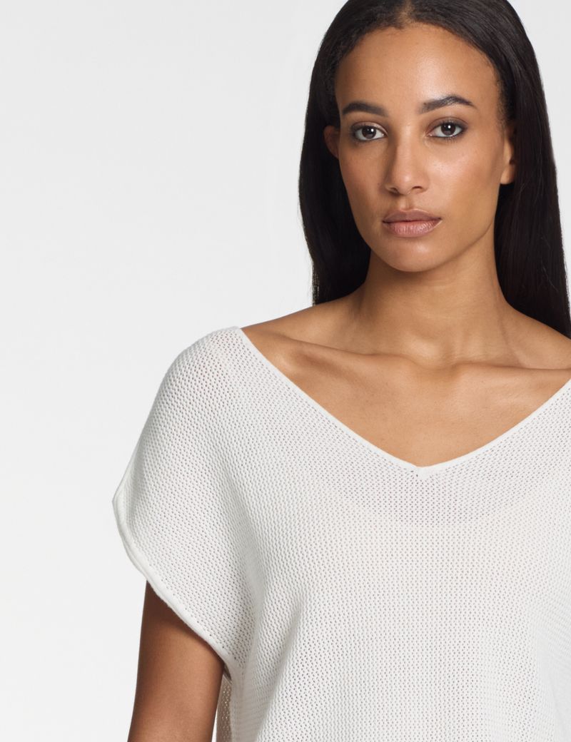 Sarah Pacini Pull col V – sans couture