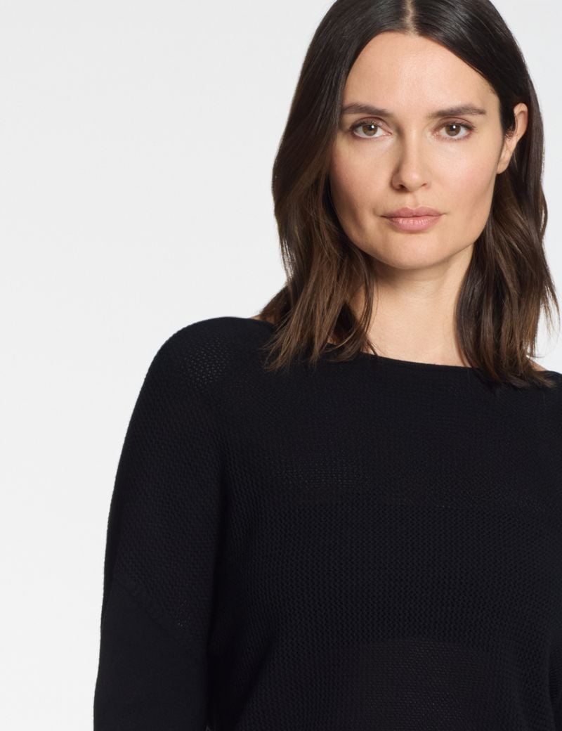 Sarah Pacini Trui met boothals – naadloos