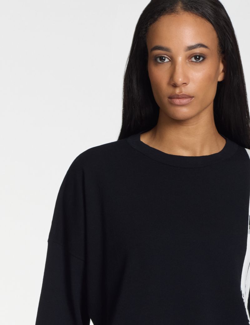 Sarah Pacini Oversized sweater – 3/4 sleeves