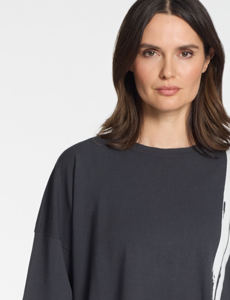 Sarah Pacini Oversized sweater – 3/4 sleeves