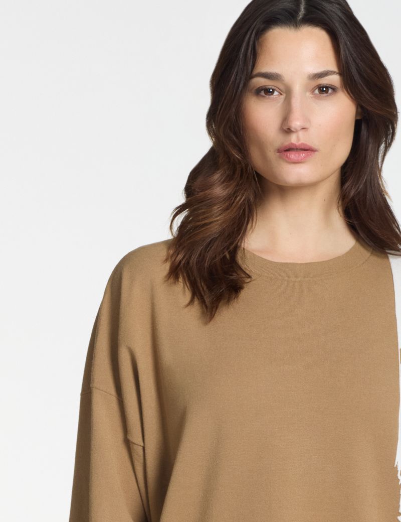 Sarah Pacini Oversized sweater – 3/4 sleeves