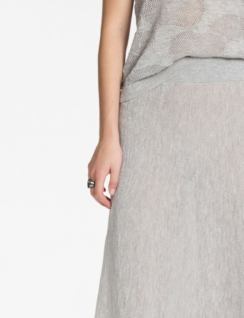 Sarah Pacini Jupe longue – maille irisé