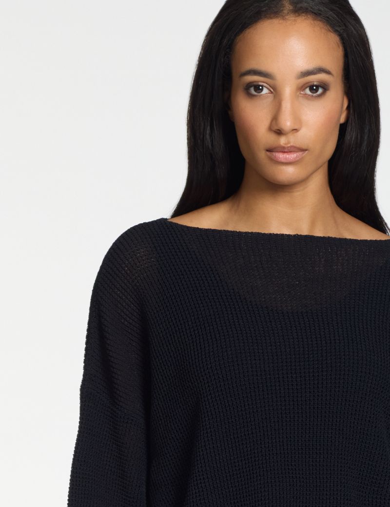 Sarah Pacini 3/4 sleeves sweater – 3d effect