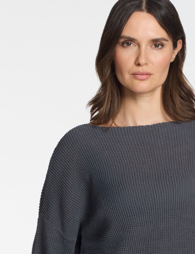 Sarah Pacini 3/4-Arm Pullover – 3D-Effekt