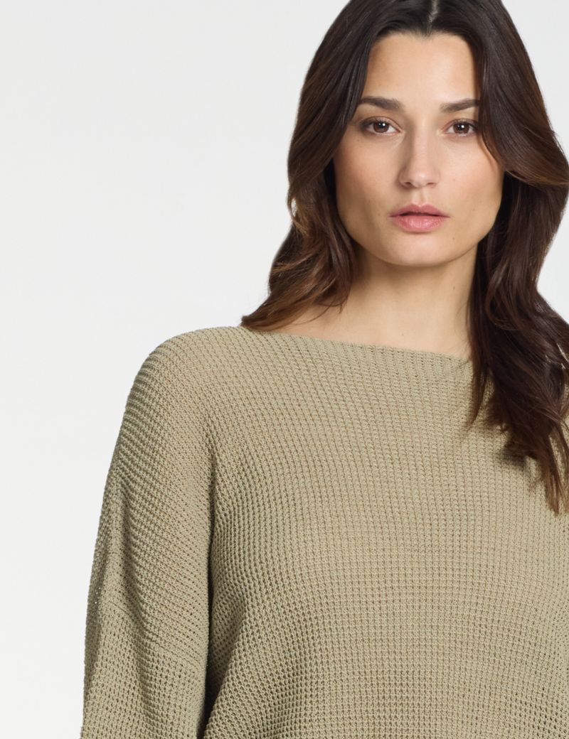 Sarah Pacini Pull manches 3/4 – effet 3D