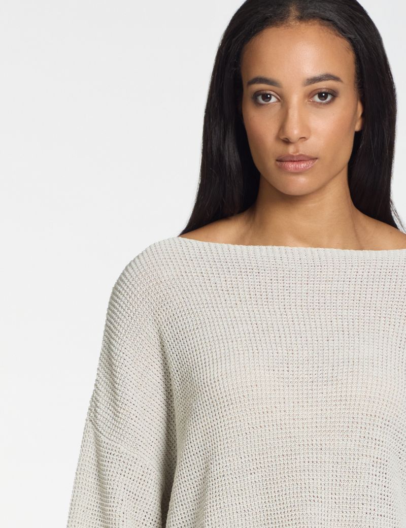 Sarah Pacini 3/4-Arm Pullover – 3D-Effekt
