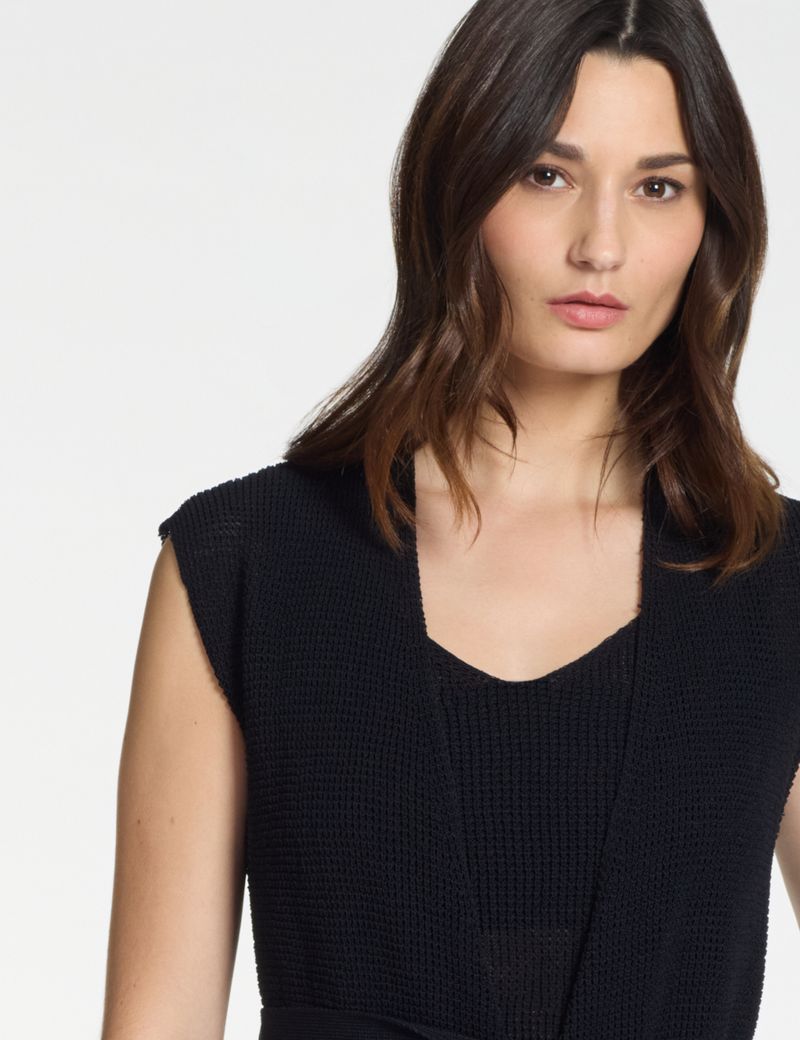Sarah Pacini Gedrapeerde cardigan – 3D