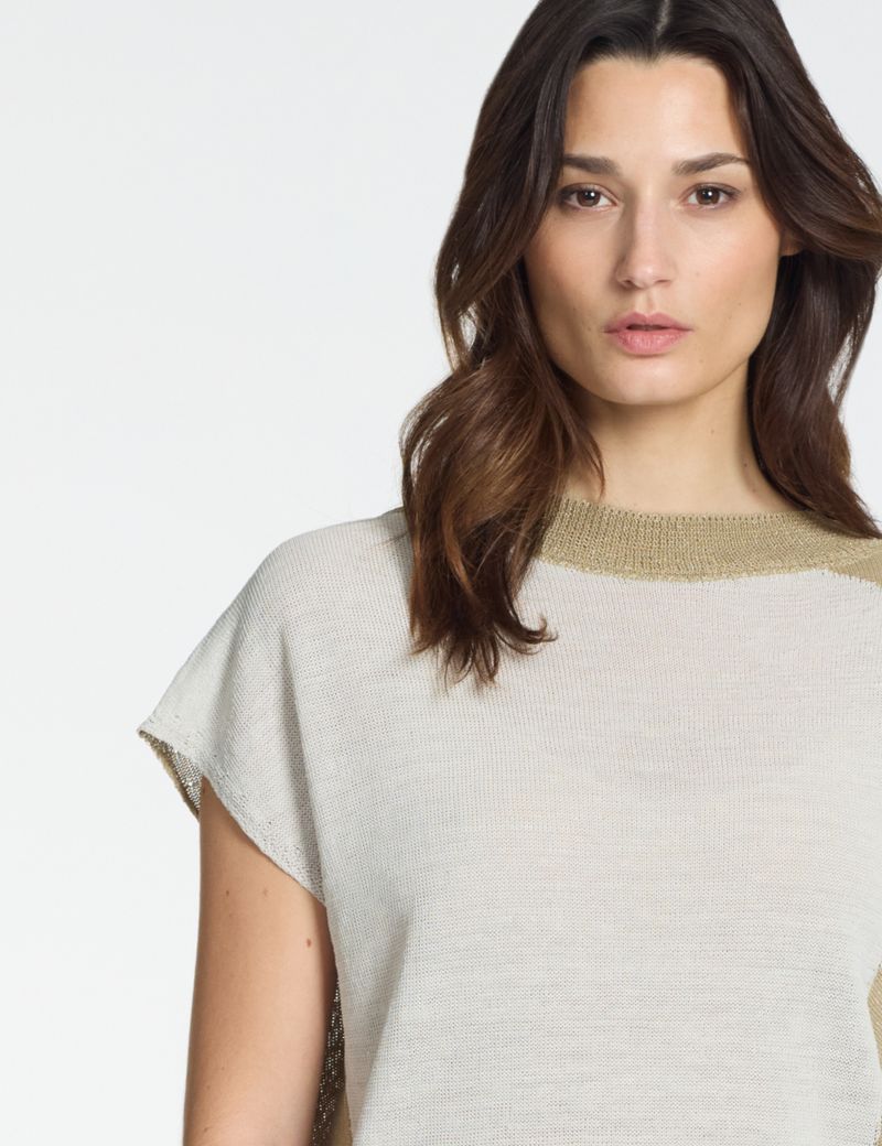 Sarah Pacini Pull – contraste irisé