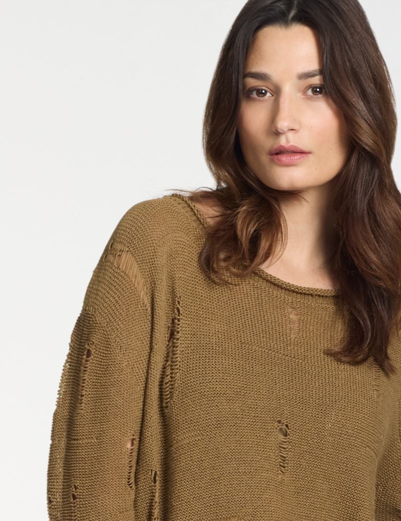 Sarah Pacini Openwork sweater – seamless